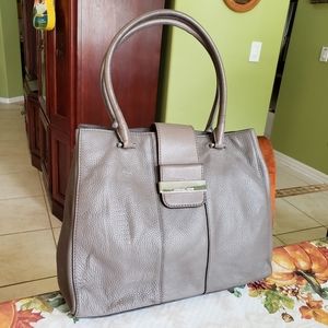 Michael Kors Satchel Bag Leather Tote Purs…